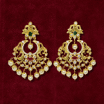sha-jewellers-9k-gold-chandbali-jhumkas-ruby-polki-emerald-south-sea-pearls