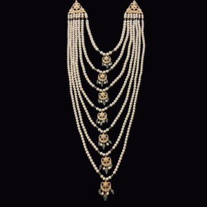 sha-jewellers-9k-gold-moon-star-satlada-emerald-polki-pearl-set