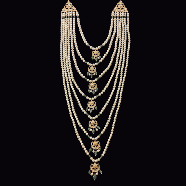 sha-jewellers-9k-gold-moon-star-satlada-emerald-polki-pearl-set