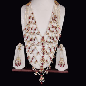 sha-jewellers-9k-gold-satlada-south-sea-pearl-ruby-polki-set