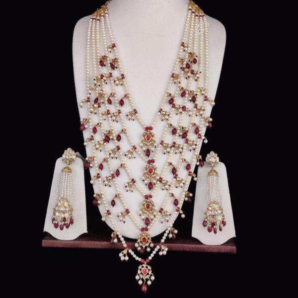 sha-jewellers-9k-gold-satlada-south-sea-pearl-ruby-polki-set