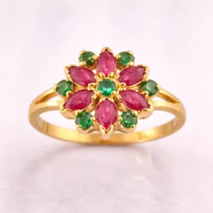 sha-jewellers-22k-gold-six-rubies-emerald-surround-ring-sha38