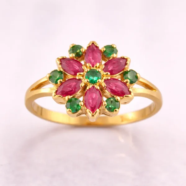sha-jewellers-22k-gold-six-rubies-emerald-surround-ring-sha38